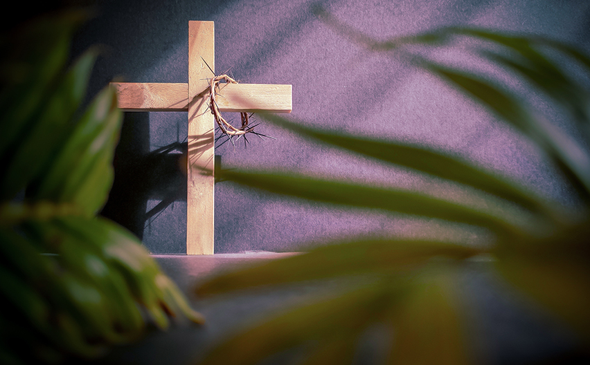 Holy Week cross