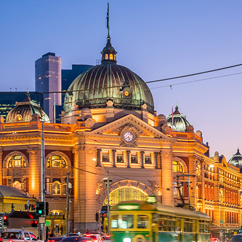 Flinders Street Station in Melbourne